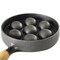 Norpro Deluxe Cast Iron Aebleskiver Stuffed Pancake Pan with Wood Handle